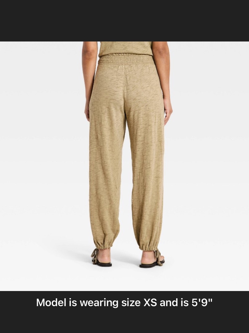 Drawstring Joggers - Picture 2 of 4